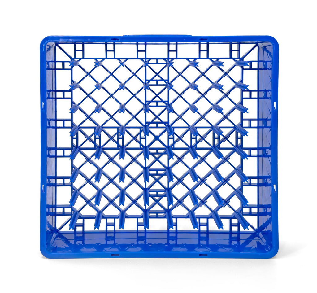 Commercial Dishwasher Glass Rack with Pegs | Heavy Duty Plastic Cup | Rack for Glasses, Mugs & Barware | Restaurant Dishwashing Rack | Blue