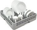 Peg Plate Rack for Commercial Dishwasher | Full Size Tray Rack | Polypropylene (Gray)