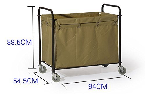 Commercial Laundry Cart , H 37.6" x W 21.8" x L 35.8" - AF08156
