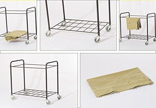 Commercial Laundry Cart , H 37.6" x W 21.8" x L 35.8" - AF08156