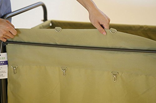 Commercial Laundry Cart , H 37.6" x W 21.8" x L 35.8" - AF08156