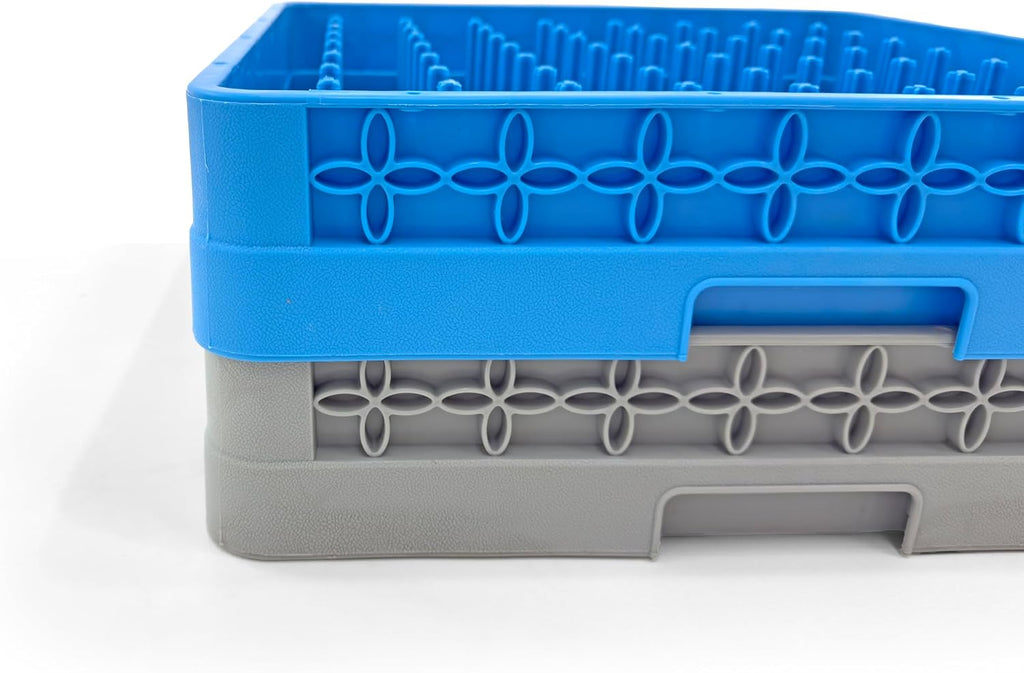 Peg Plate Rack for Commercial Dishwasher | Full Size Tray Rack | Polypropylene (Gray)