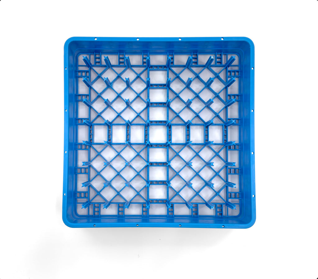 Peg Plate Rack for Commercial Dishwasher | Full Size Tray Rack | Polypropylene (Gray)